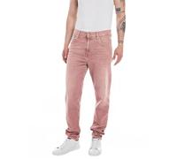Replay Herren Jeans Sandot Tapered-Fit, Brick Delavè 250 (Rosa), 32W / 34L