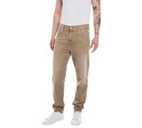 Replay Herren Jeans Sandot Tapered-Fit, Desert 613 (Beige), 32W / 34L