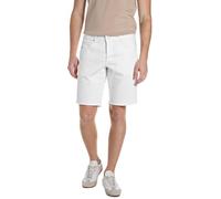 Replay Herren Jeans Shorts Grover Straight-Fit, White 001 (Weiß), 34W