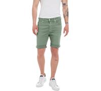 Replay Herren Jeans Shorts RBJ 901 Tapered-Fit, Light Military 438 (Grün), 29W