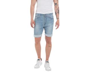 Replay Herren Jeans Shorts RBJ 901 Tapered-Fit mit Comfort Stretch, Light Blue 010 (Blau), 31