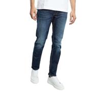 Replay Herren Jeans Willbi Regular-Fit, Blau (Dark Blue 007-4), 34W/34L