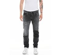 Replay Herren Jeans Willbi Regular-Fit Maestro, Black Delavè 099 (Schwarz), 31W / 30L