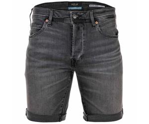 REPLAY Herren Jeansshorts - Super Stretch Denim, Tapered Fit 34W Grau
