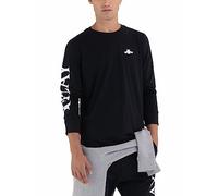 Replay Herren Langarmshirt aus Baumwolle, Black 098 (Schwarz), XL