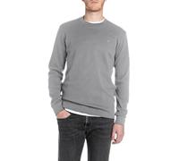 Replay Herren Langarmshirt aus Baumwolle, Lead Grey 093 (Grau), XL