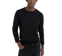 Replay Herren Langarmshirt aus Baumwolle, Schwarz (Black 098), XS