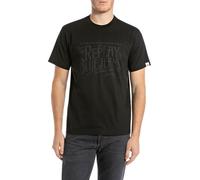 REPLAY Herren M3042A T-Shirt, 098 Black, L