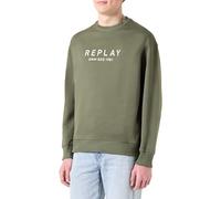 Replay Herren M3075 Sweatshirt, 438 Military, XXL