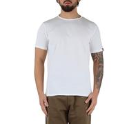 Replay T-Shirt Herren Slim Fit Kurzarm Rundhals Baumwolle weiß, XL
