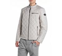 Jacke mit Label-Details XL men Hellgrau