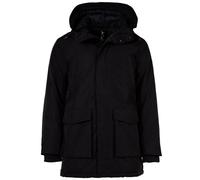 Replay Herren Parka - Jacke, gefüttert, 3-lagig, recycelte Materialien, Kapuze, schwarz, 2XL Schwarz