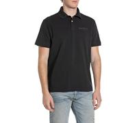 Replay Herren Poloshirt Kurzarm, Blackboard 099 (Schwarz), L