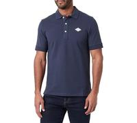 REPLAY Herren Poloshirt Kurzarm mit Logo, Navy 087 (Blau), L