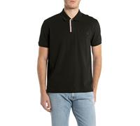 Replay Herren Poloshirt Kurzarm mit Polokragen, Black 098 (Schwarz), L