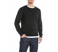 Replay Herren Pullover aus Baumwolle, Black 098 (Schwarz), S