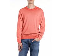 Replay Herren Pullover aus Baumwolle, Orange 542 (Rot), XL