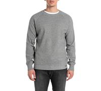 Replay Herren Pullover Comfort Fit, Grau (Iron Melange M08), XL