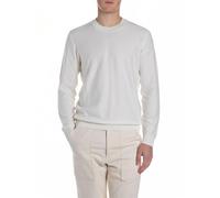 Replay Herren Pullover Gerippt, Ice 205 (Elfenbein), XS