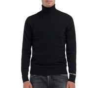 Replay Herren Pullover mit Rollkragen, Schwarz (Black 098), XXL