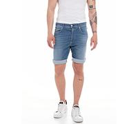 REPLAY Herren RBJ.901 Recycled Jeans-Shorts, 009 MEDIUM Blue, 28