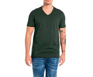 Replay Herren Regular fit Basic T-Shirt aus Baumwolle