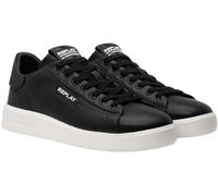 Replay Herren Sneaker aus Leder, Weiß (White Black 062), 40