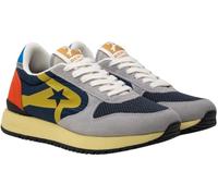 Replay Herren Sneaker mit Schnürung, Mehrfarbig (Grey Navy 134), 44