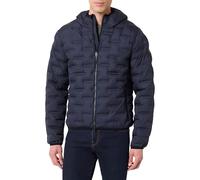 REPLAY Herren Steppjacke mit Kapuze, Blue 086 (Blau), XL