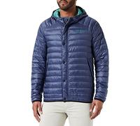 Replay Herren Steppjacke mit Kapuze, Ocean Blue 714 (Blau), S