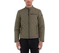 Replay Herren Steppjacke Übergangsjacke ohne Kapuze, Light Military 408 (Grün), S