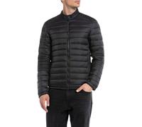 Replay Herren Steppjacke Übergangsjacke Recyceltes Nylon, Black 098 (Schwarz), M
