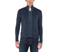 Replay Herren Strickjacke mit Reißverschluss, Blau (Petrol Blue 789), XXL