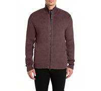 Replay Herren Strickjacke mit Reißverschluss, Violett (Plum 278), M