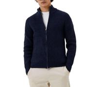 Replay Herren Strickjacke Recycelter Wollmix, Deep Navy 715 (Blau), S