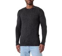 Replay Herren Strickpullover aus Baumwolle, Schwarz (Black 098), M