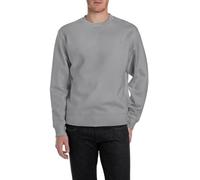 Replay Herren Sweatshirt Basic, Grau (Lead Grey), XS