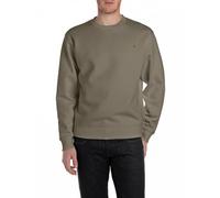 Replay Herren Sweatshirt Basic, Mud Green 759 (Braun), S