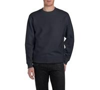 Replay Herren Sweatshirt M3102 .000.23832 Brushed Fleece Night Blue XL