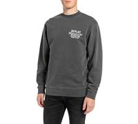 Replay Herren Sweatshirt Oversized, Schwarz (Blackboard 099), S