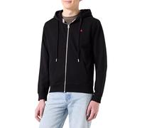 Replay Herren Sweatshirtjacke mit Kapuze, Black 098 (Schwarz), XS