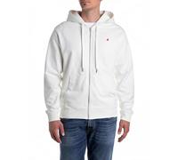 Replay Herren Sweatshirtjacke mit Kapuze, Natural White 011 (Weiß), L