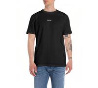 Replay Herren T-Shirt Kurzarm aus Baumwolle, Black 098 (Schwarz), XS