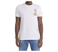 Replay Herren T-Shirt Kurzarm aus Jersey, Optical White 001 (Weiß), L