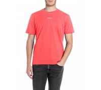 Replay Herren T-Shirt Kurzarm Basic, Poppy Red 556 (Rot), S