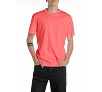 Replay Herren T-Shirt Kurzarm Basic, Poppy Red 556 (Rot), XS