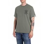 Replay Herren T-Shirt Kurzarm mit Rücken-Print