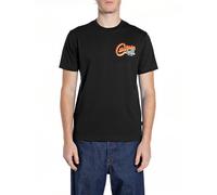 Replay Herren T-Shirt Kurzarm mit Rundhalsausschnitt, Black 098 (Schwarz), L