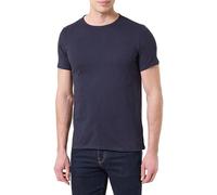 Replay Herren T-Shirt – Slim Fit Kurzarm Rundhals Baumwolle – Night Blue Größe M