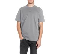 Replay Herren T-Shirt Kurzarm mit Rundhalsausschnitt, Lead Grey 093 (Grau), L